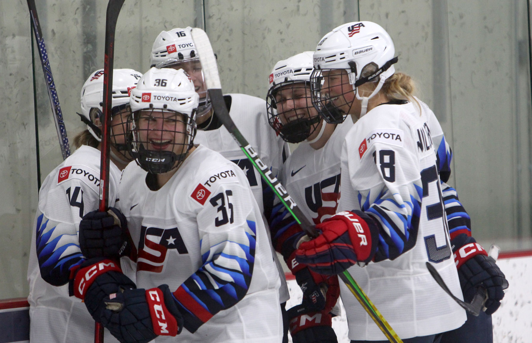 U.S. Women's Olympic National Team vs Chippewa Steel 12-6-21